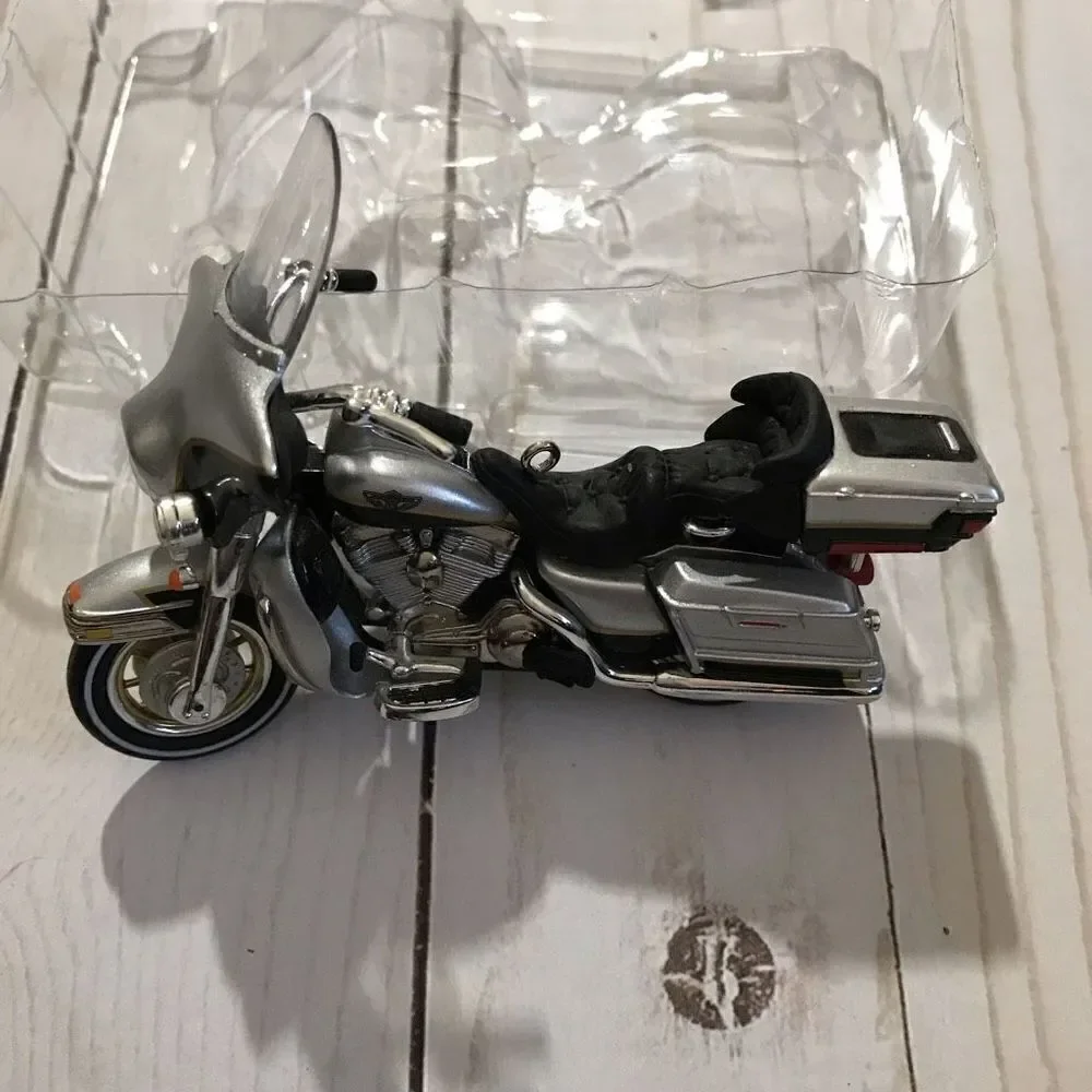 Hallmark Harley Davidson motorcycle ornament box collectible 100th anniversary